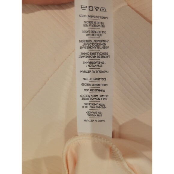 NWT Rhone Ripple Sweatpant Wide Leg Ribbed Cream Women's Large Athleisure Lounge - Picture 10 of 12